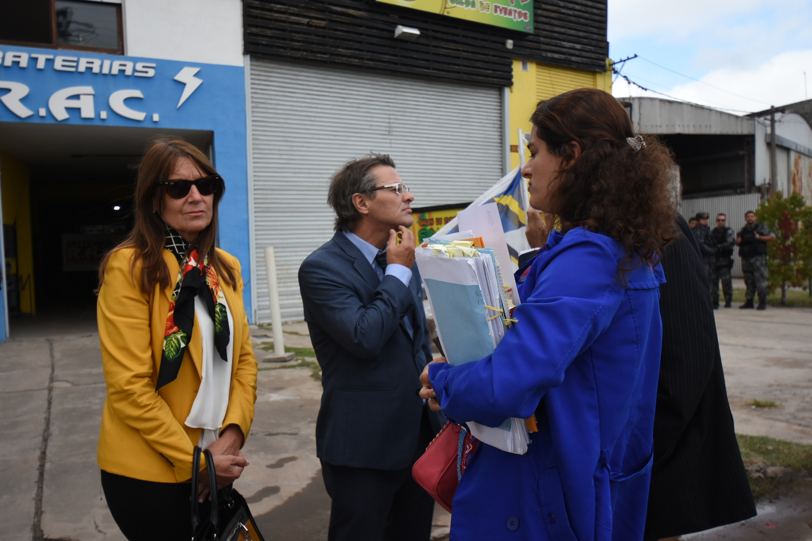 Inspección judicial en el lugar donde mataron al "Pájaro" Cantero