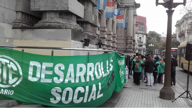 Durante diciembre hubo un paro pidiendo más compromiso.