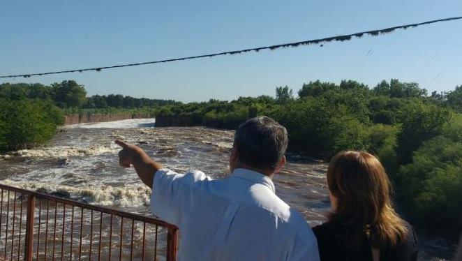 Planean obras para el puente del Saladillo pero sin tocar la cascada