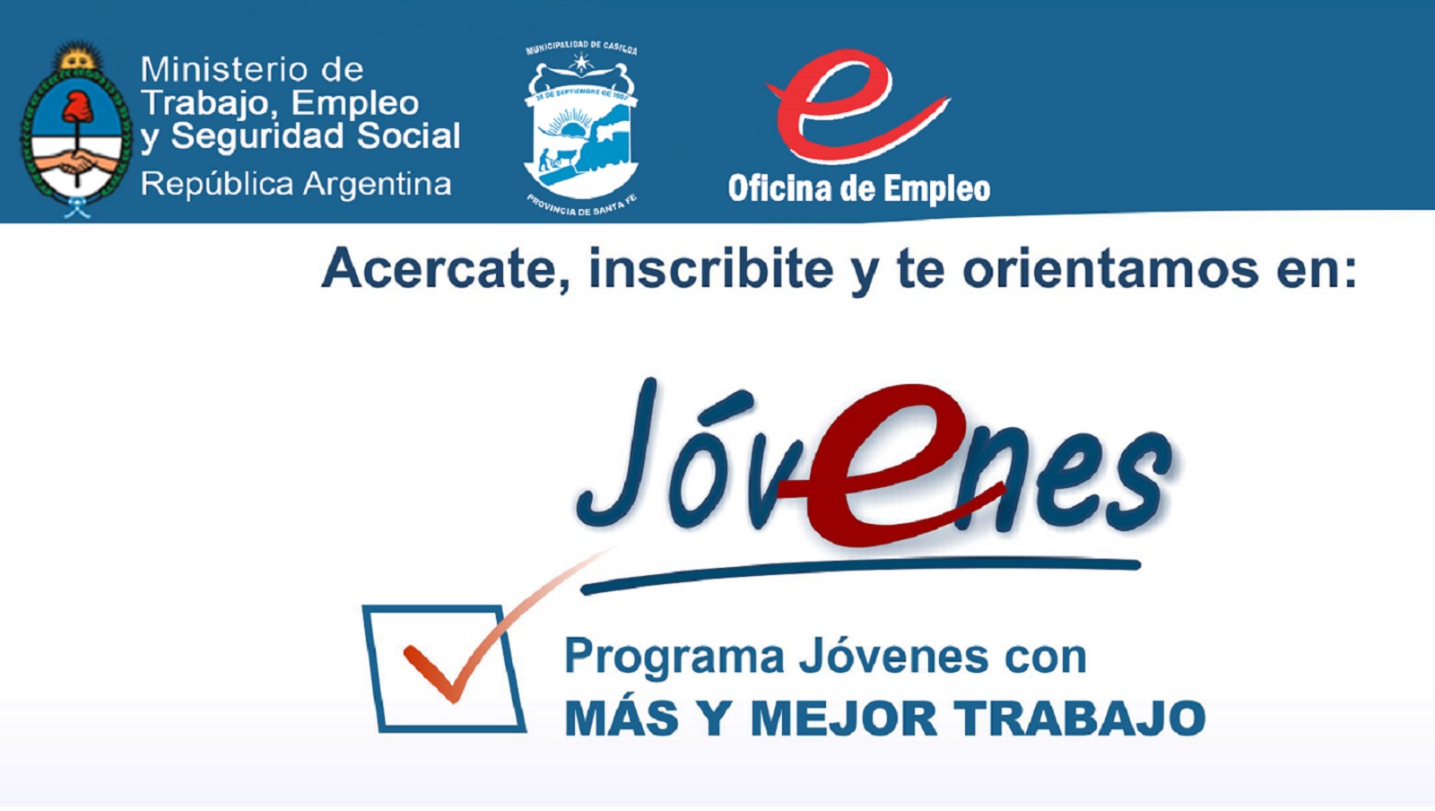 Está abierta la convocatoria al Programa Jóvenes