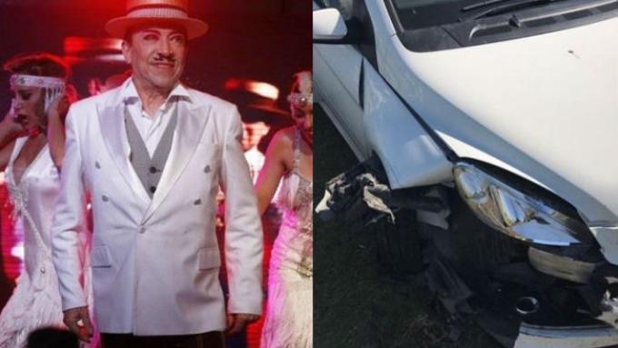 Así quedó el vehículo de Anibal Pachano.