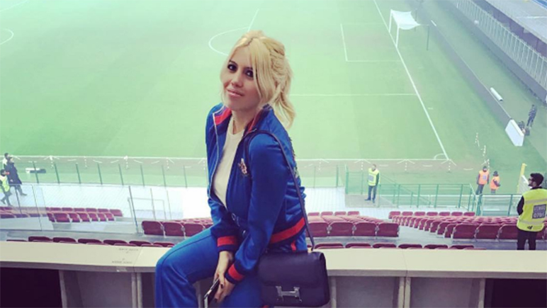 Wanda Nara se tatuó el nombre de su hija más chica