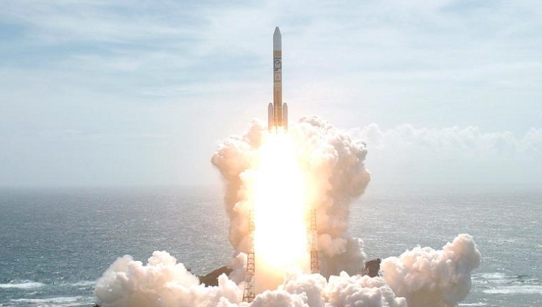 El ERG partió a bordo de un cohete lanzadera que lo soltará en la magnetósfera.