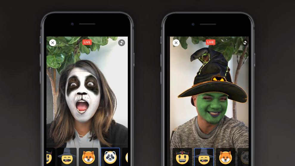 Máscaras para todos en Facebook si transmiten en vivo