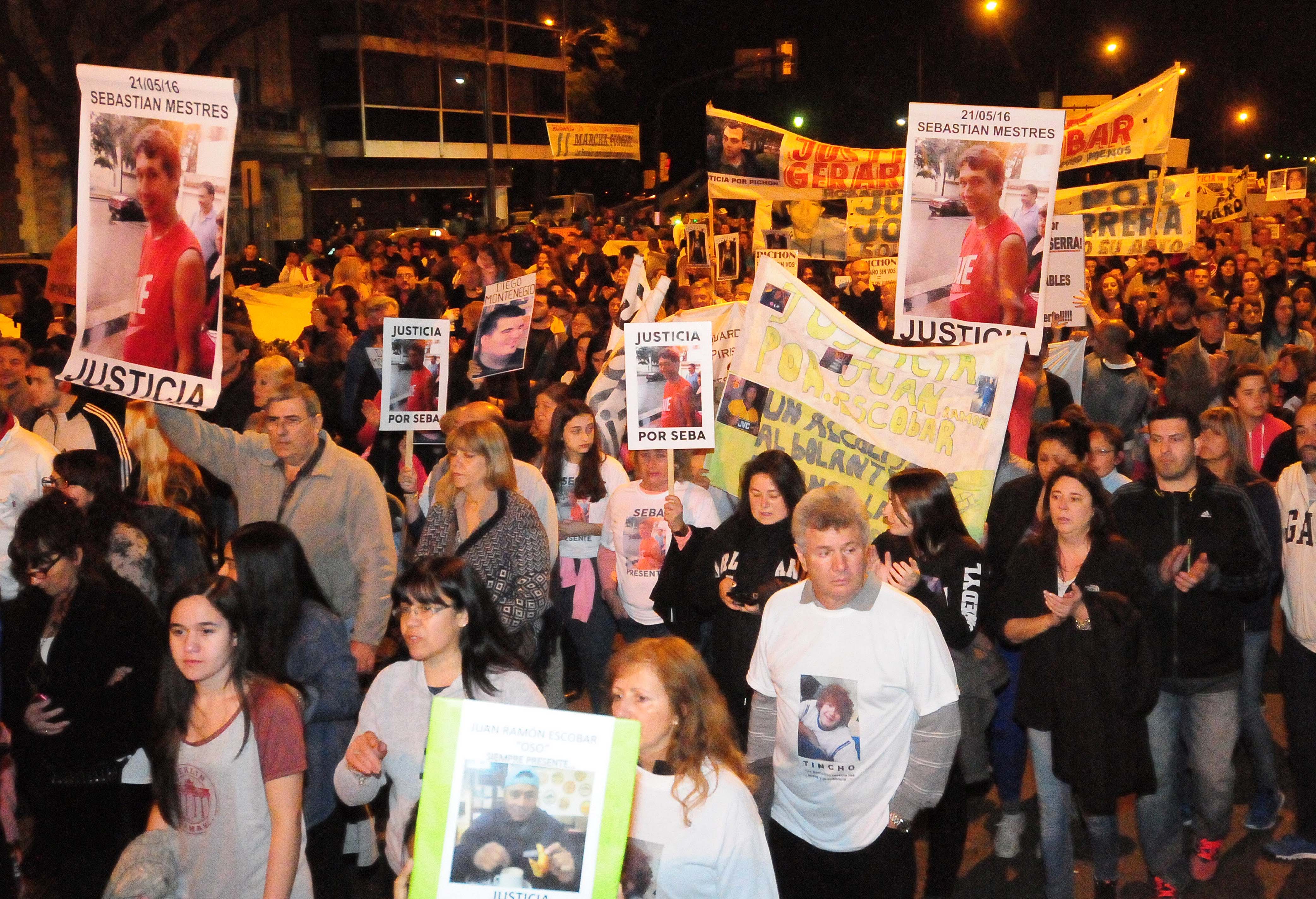 Segunda marcha por la inseguridad (Télam) 