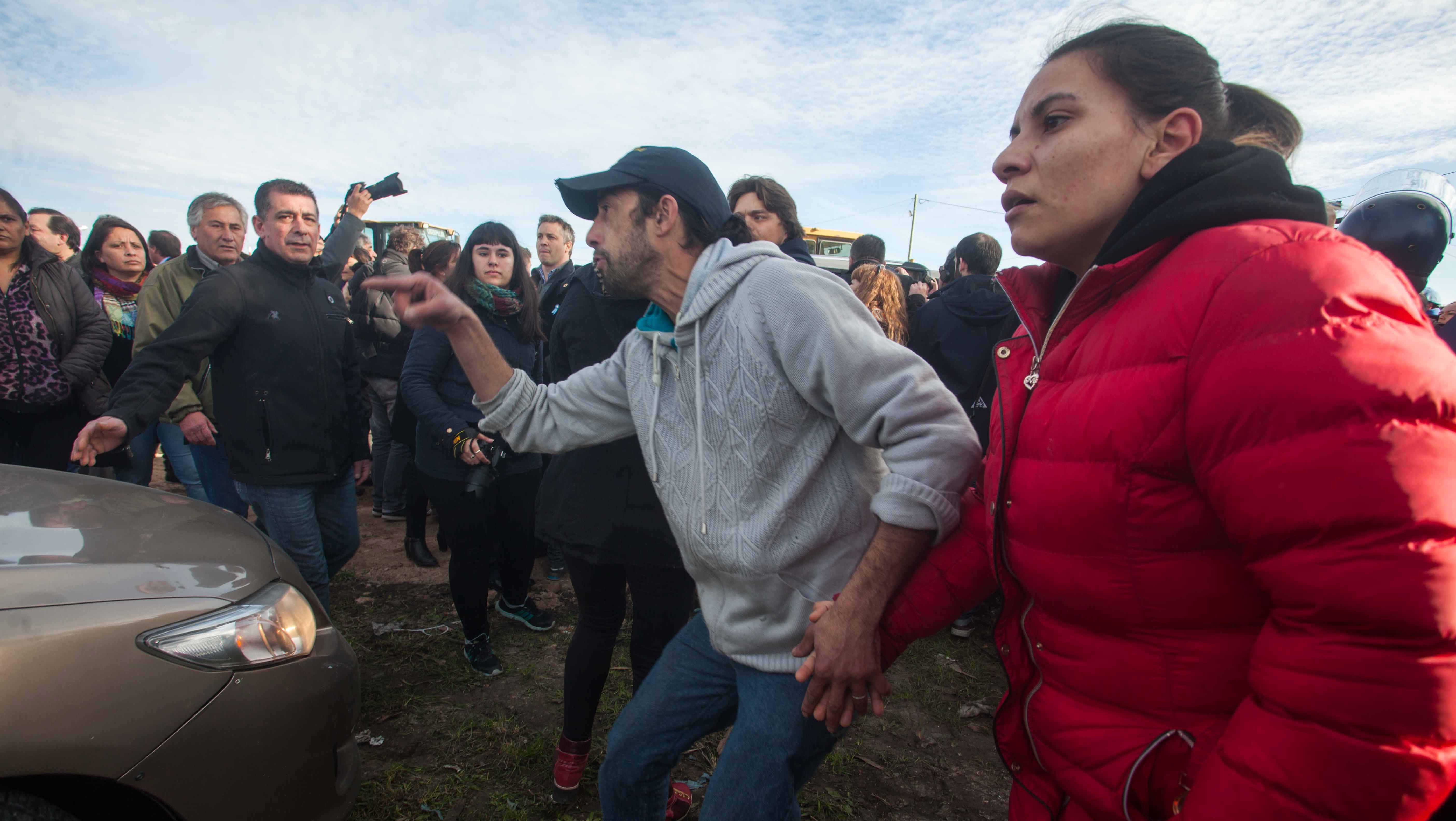 Piedrazos a Macri y Vidal en Mar del Plata