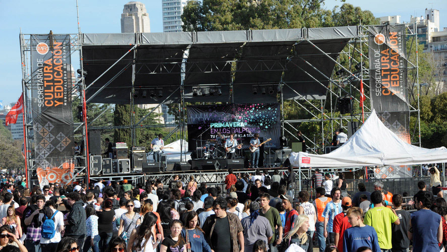 Recitales gratis en el Concurso de Bandas Pre Primavera