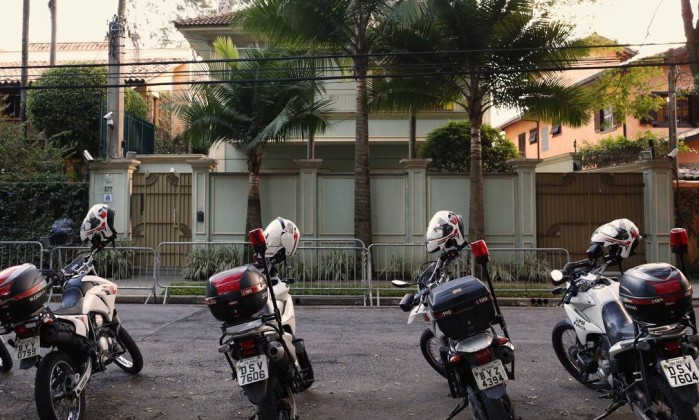 La residencia de Temer fue vallada este martes tras varias manifestaciones en los alrededores.