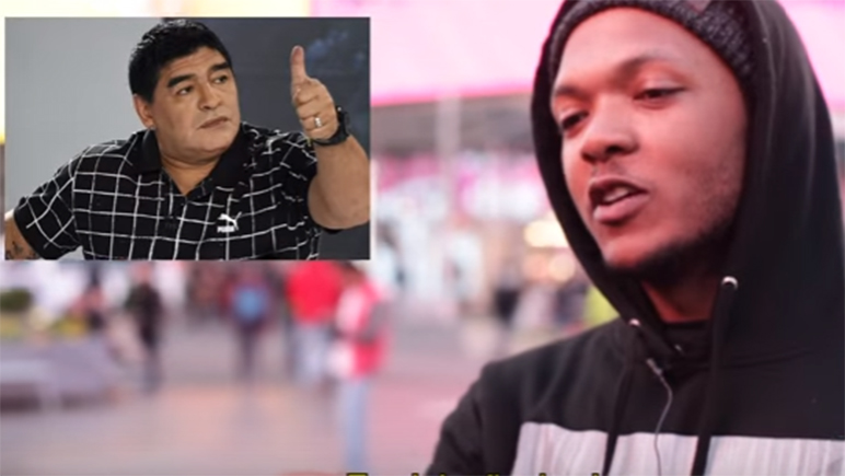 Un video que demuestra que los estadounidenses no registran ni a Maradona