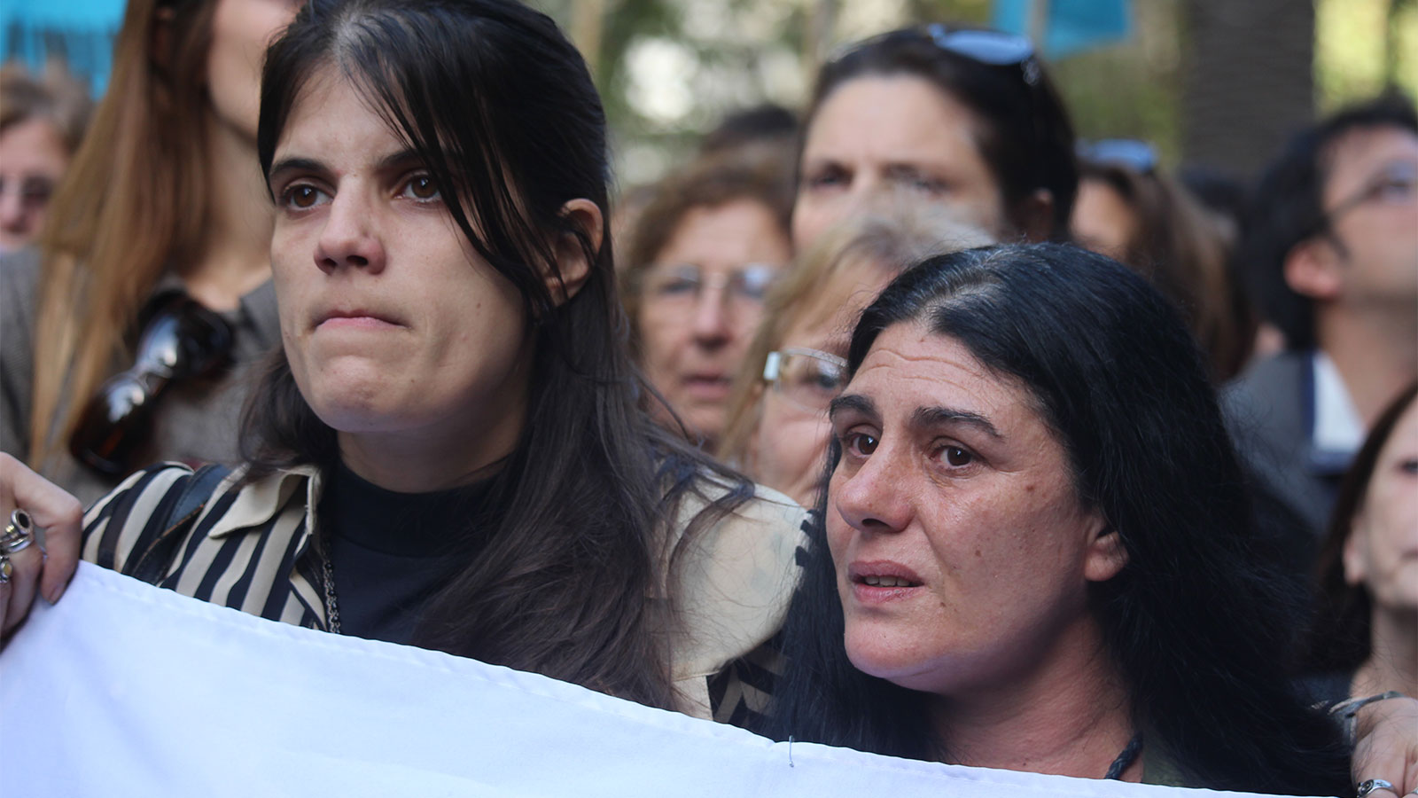 Militantes, familiares y amigos de Cambiaso y Pereyra Rossi hicieron guardia en Tribunales