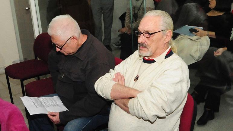 Juan Andrés Cabrera y Ariel López, dos de los absueltos.