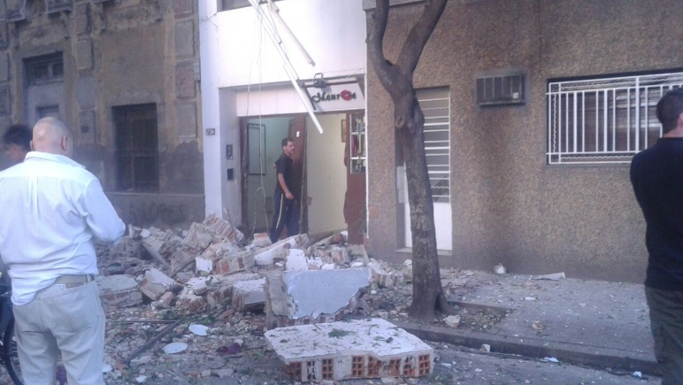 A minutos de la explosión