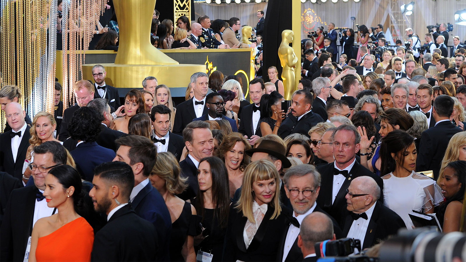 La alfombra roja llena de superestrellas de Hollywood.