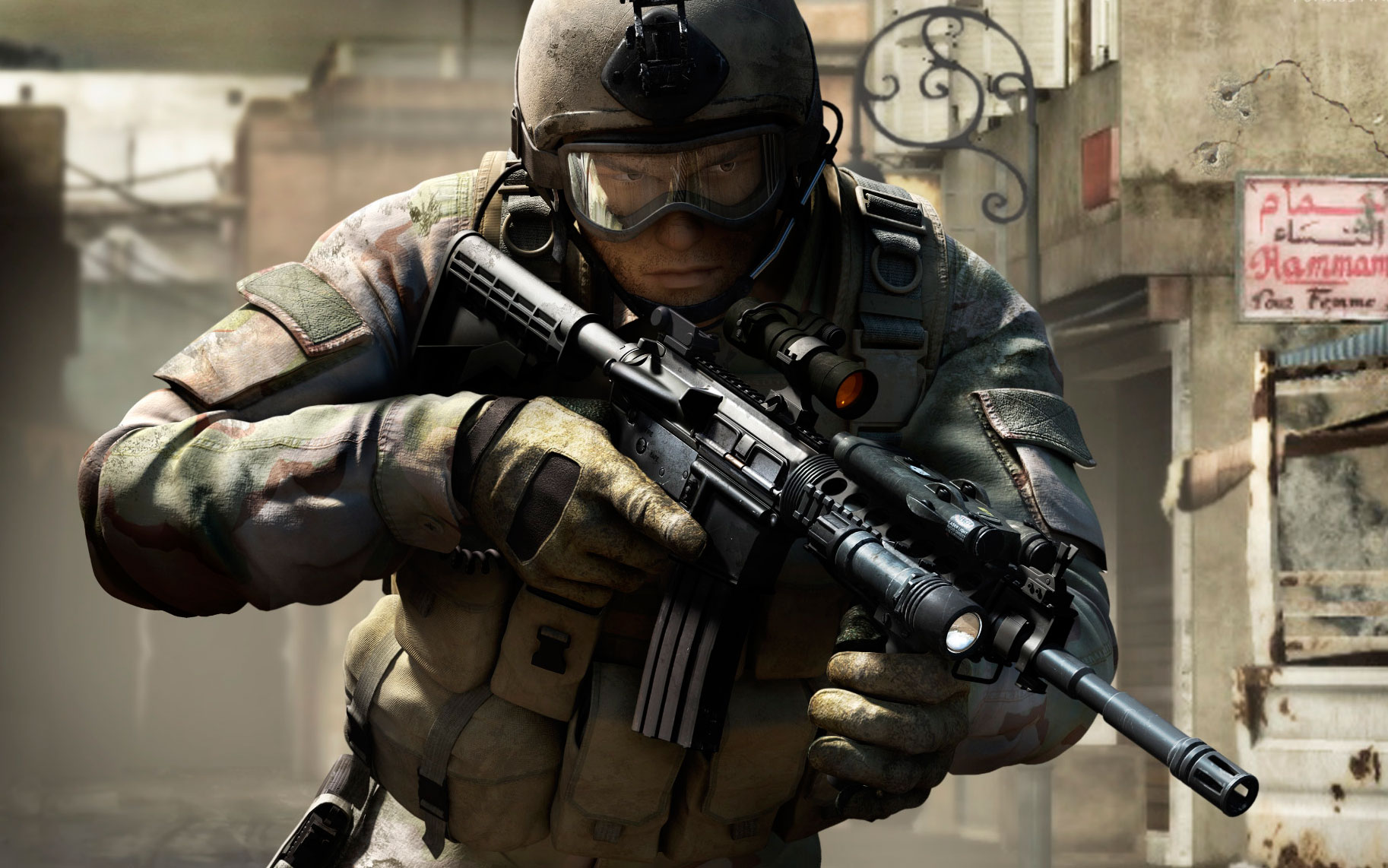 No es el Counter Strike: así empieza un allanamiento 