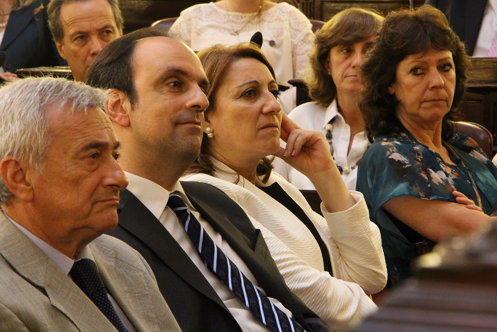 La intendenta Fein escuchó el discurso de Lifschitz (Ariel Maione-RosarioPlus)