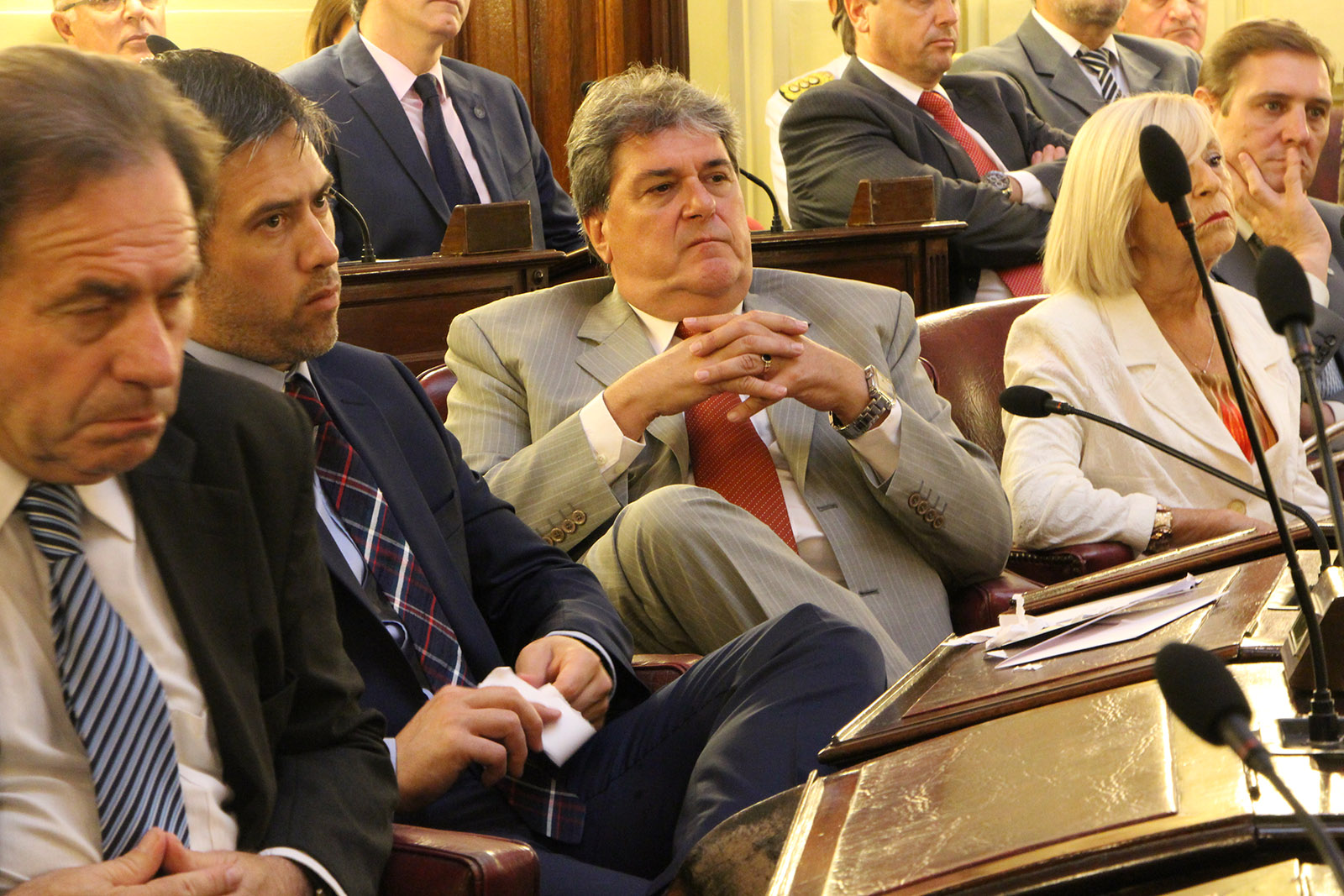 Rubeo siguió atentamente el discurso del gobernador electo (Ariel Maione-RosarioPlus)