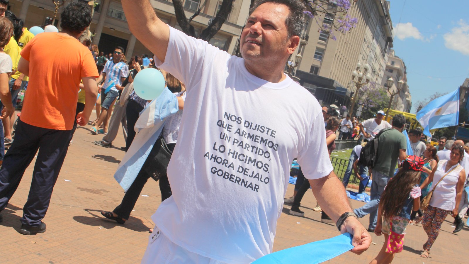 El día del recambio en imágenes
