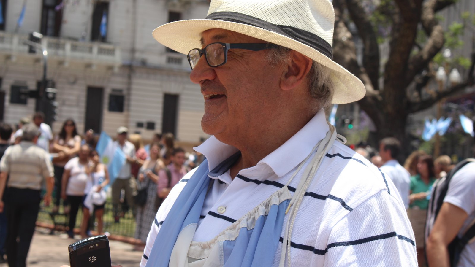 Miles de personas se hicieron presentes frente a la Casa Rosada.