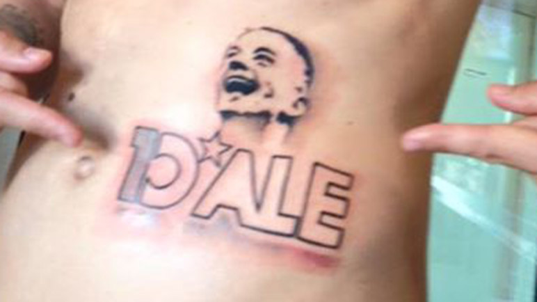 El inexplicable tatuaje de Andrés D'Alessandro