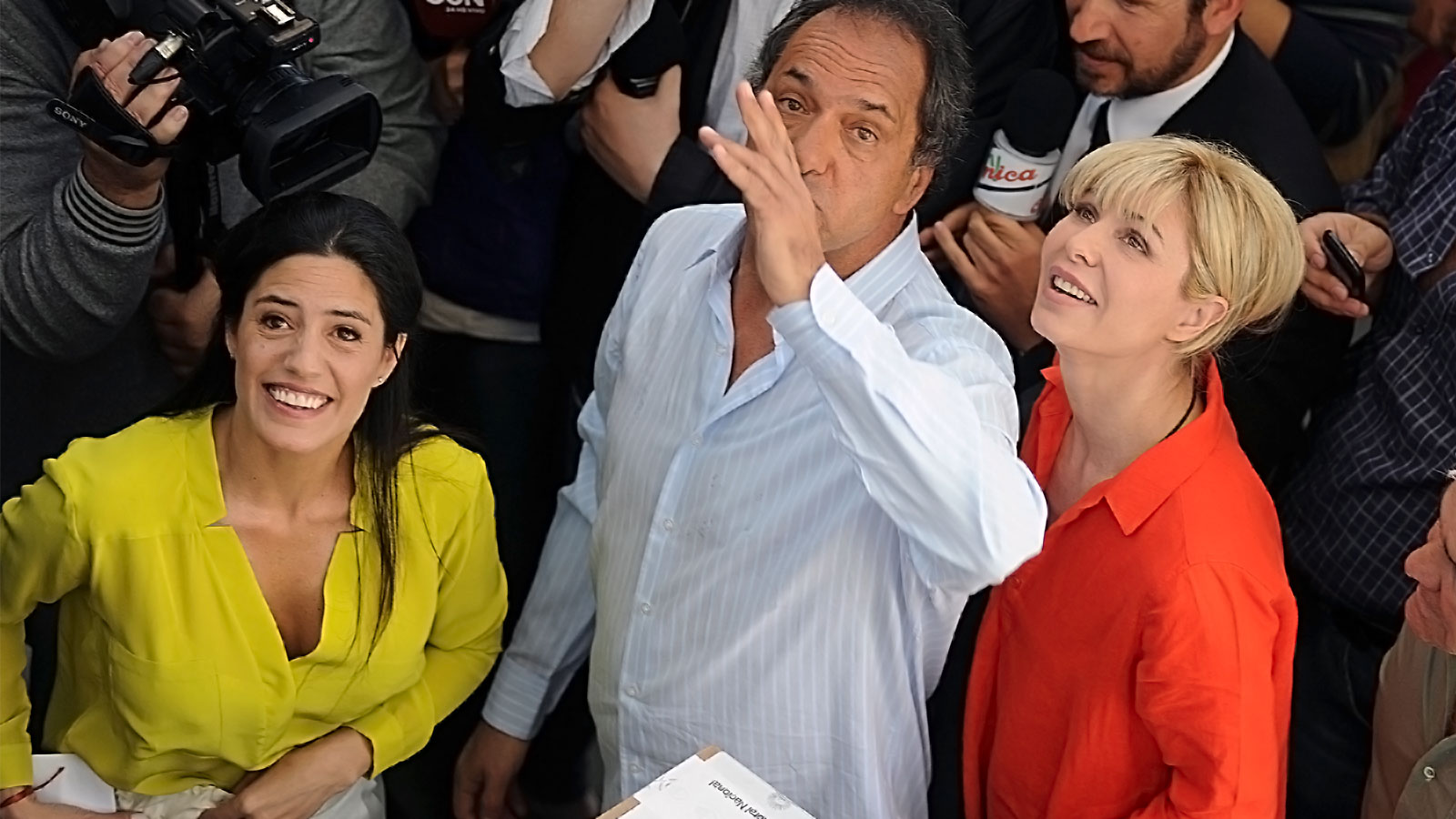 Scioli: “Hoy gana la gente, tengo mucha fe y confianza”
