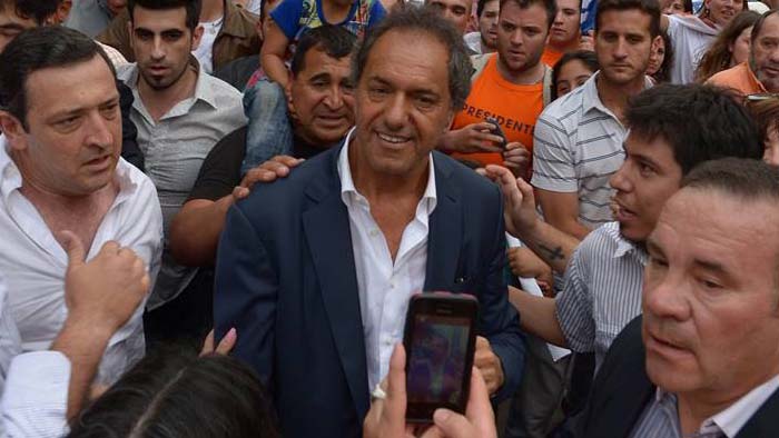 Daniel Scioli vuelve a Rosario a tres días del ballotage