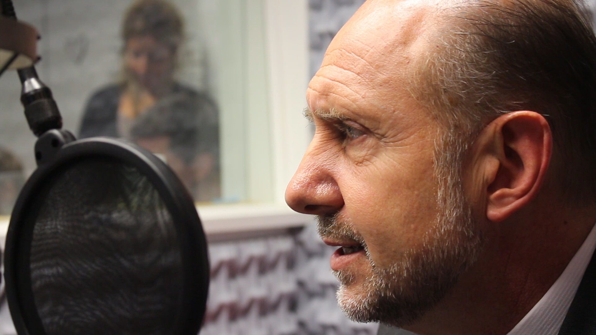Omar Perotti en los estudios de Sí 98.9.