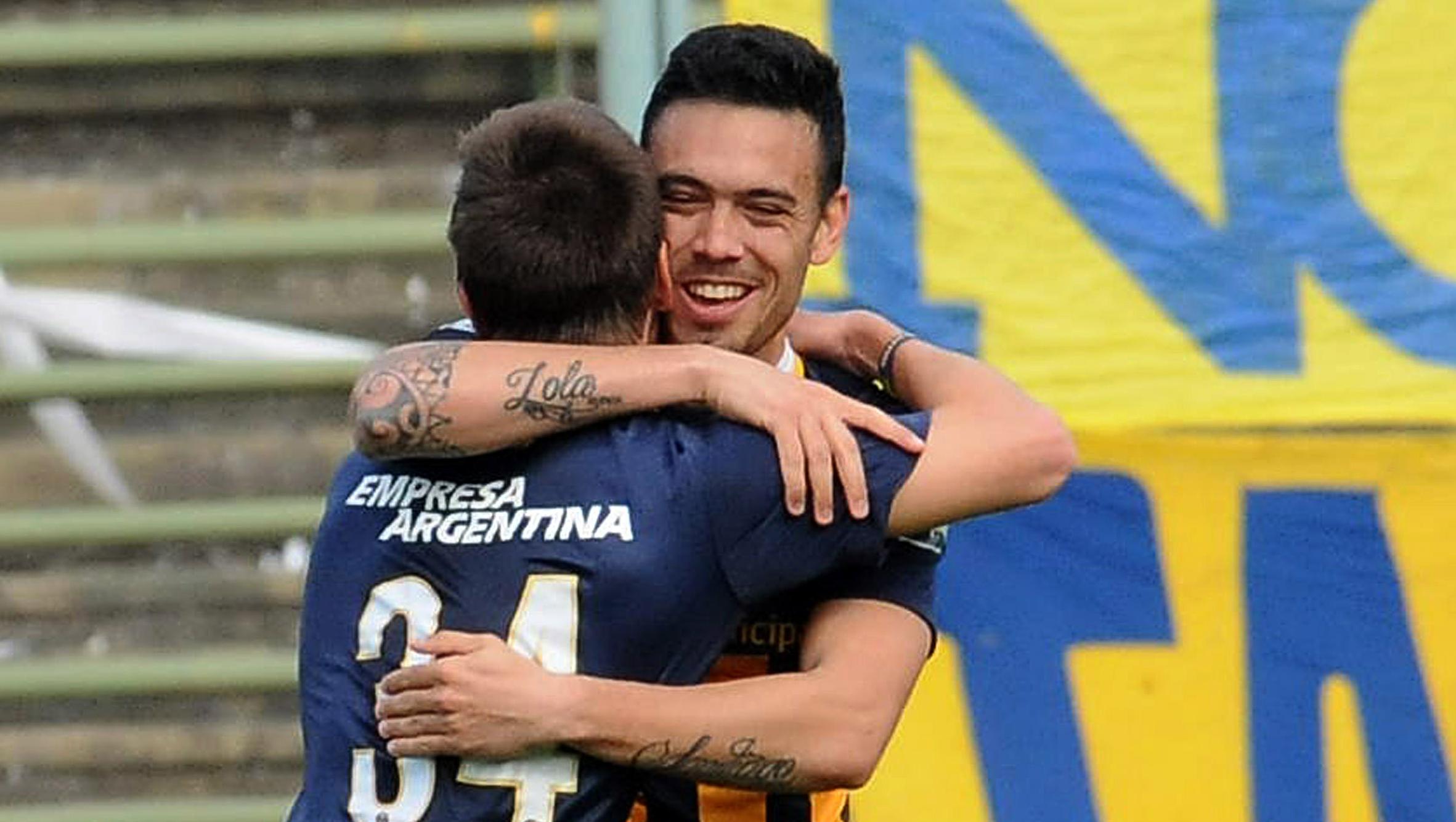 Nery Domínguez marcó un golazo desde afuera del área. (Foto: Télam)