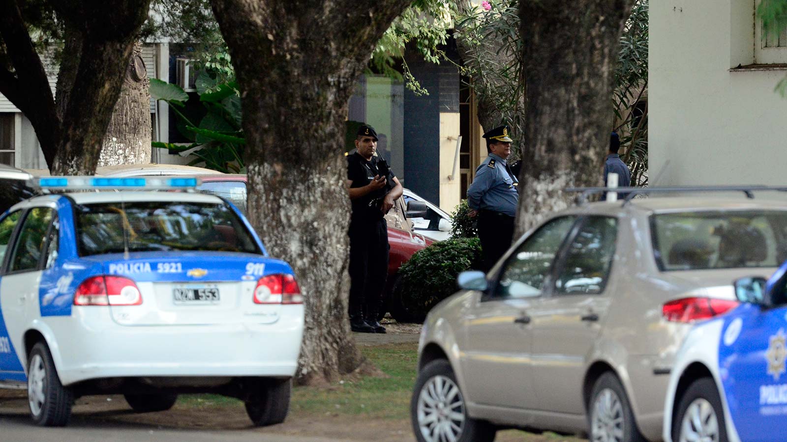 Un importante operativo se montó en Jefatura para el traslado de Ariel Cantero