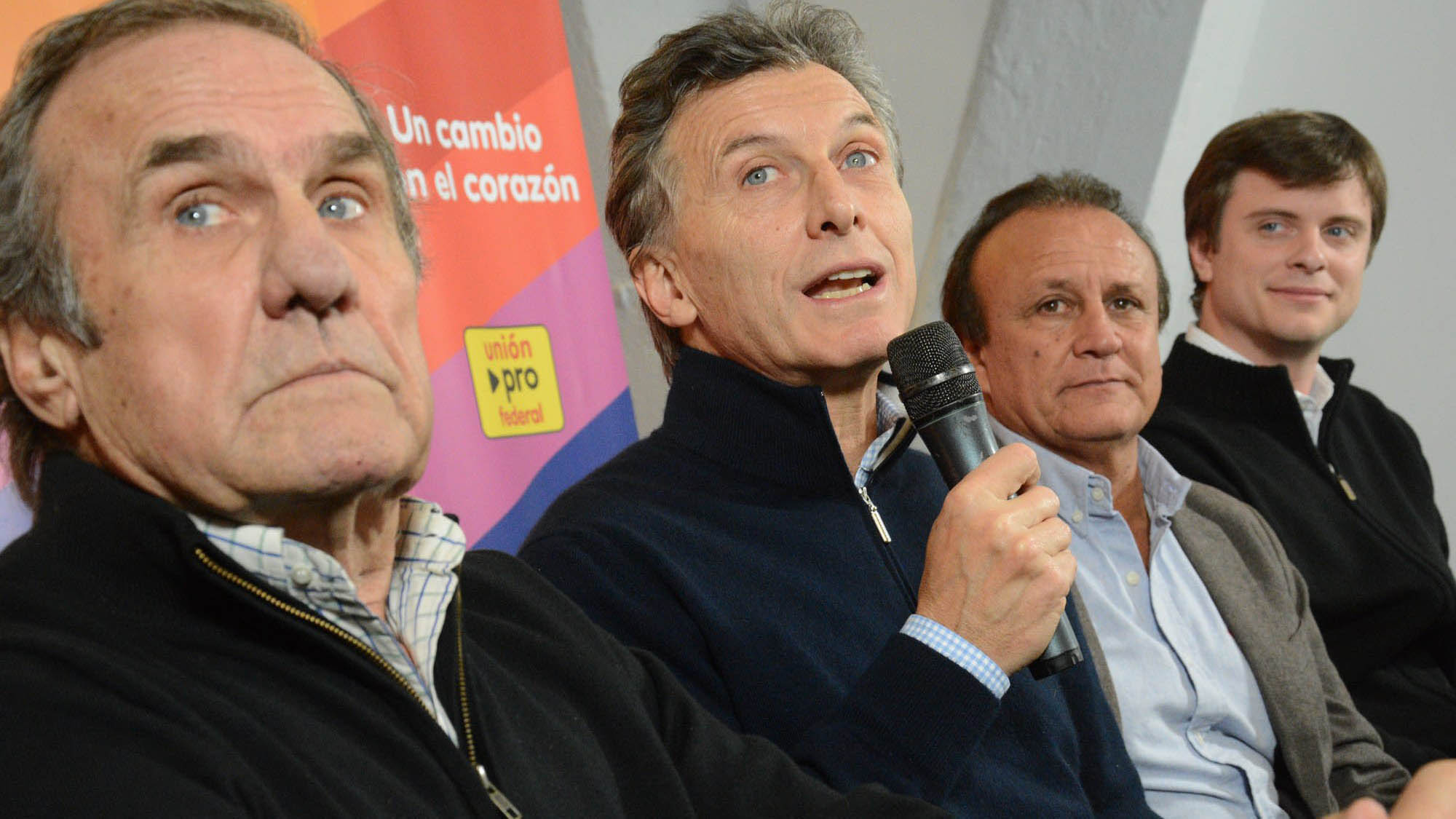 Al término de la conferencia de prensa del Pro se produjeron los incidentes.