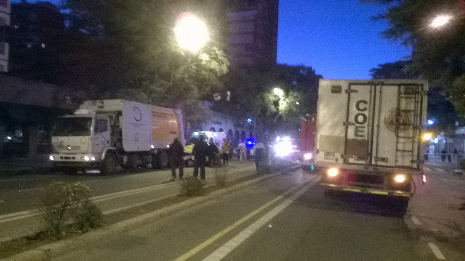 El auto transitaba por Pellegrini de este a oeste