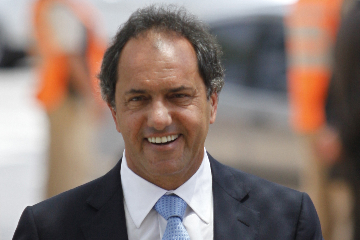 No tan solo. Scioli fue respaldado por algunos K.
