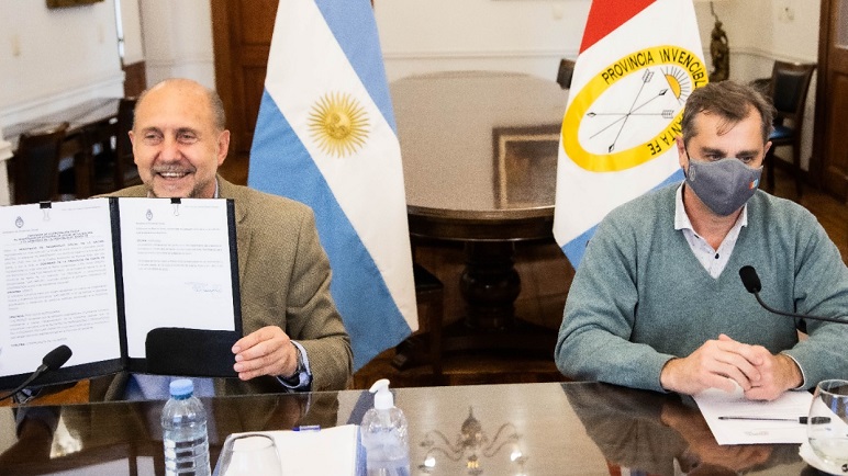 Omar Perotti y Danilo Capitani.