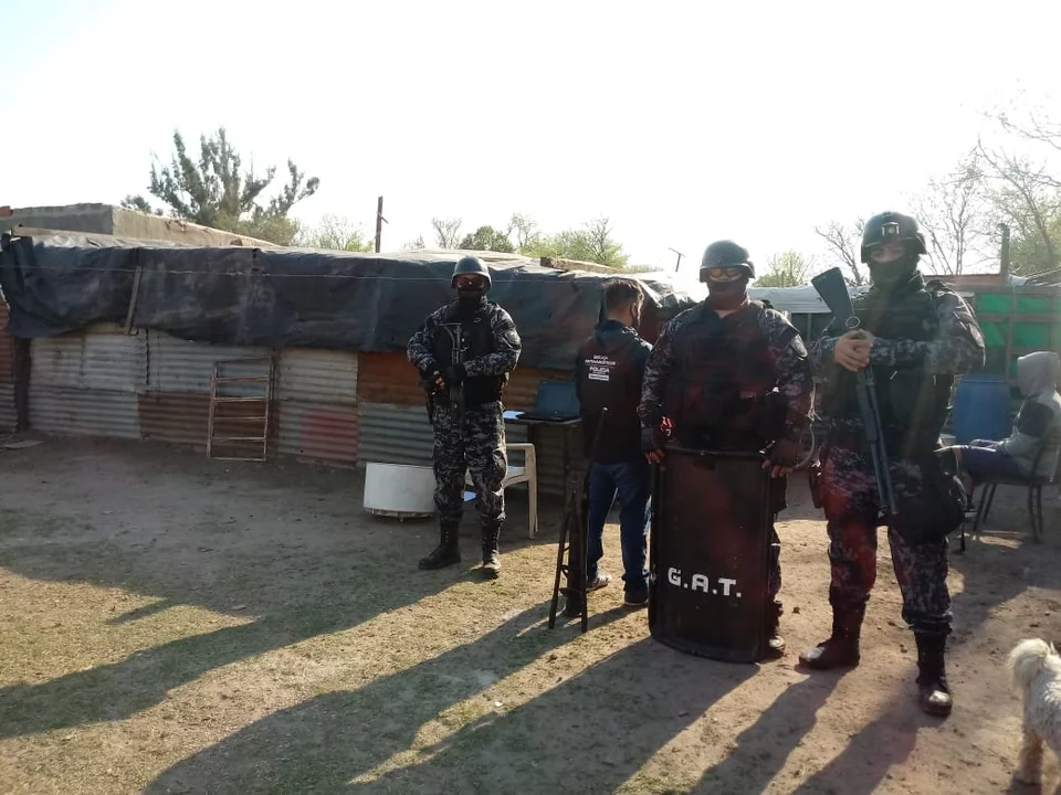 Droga: cinco allanamientos en Casilda con seis detenidos como resultado