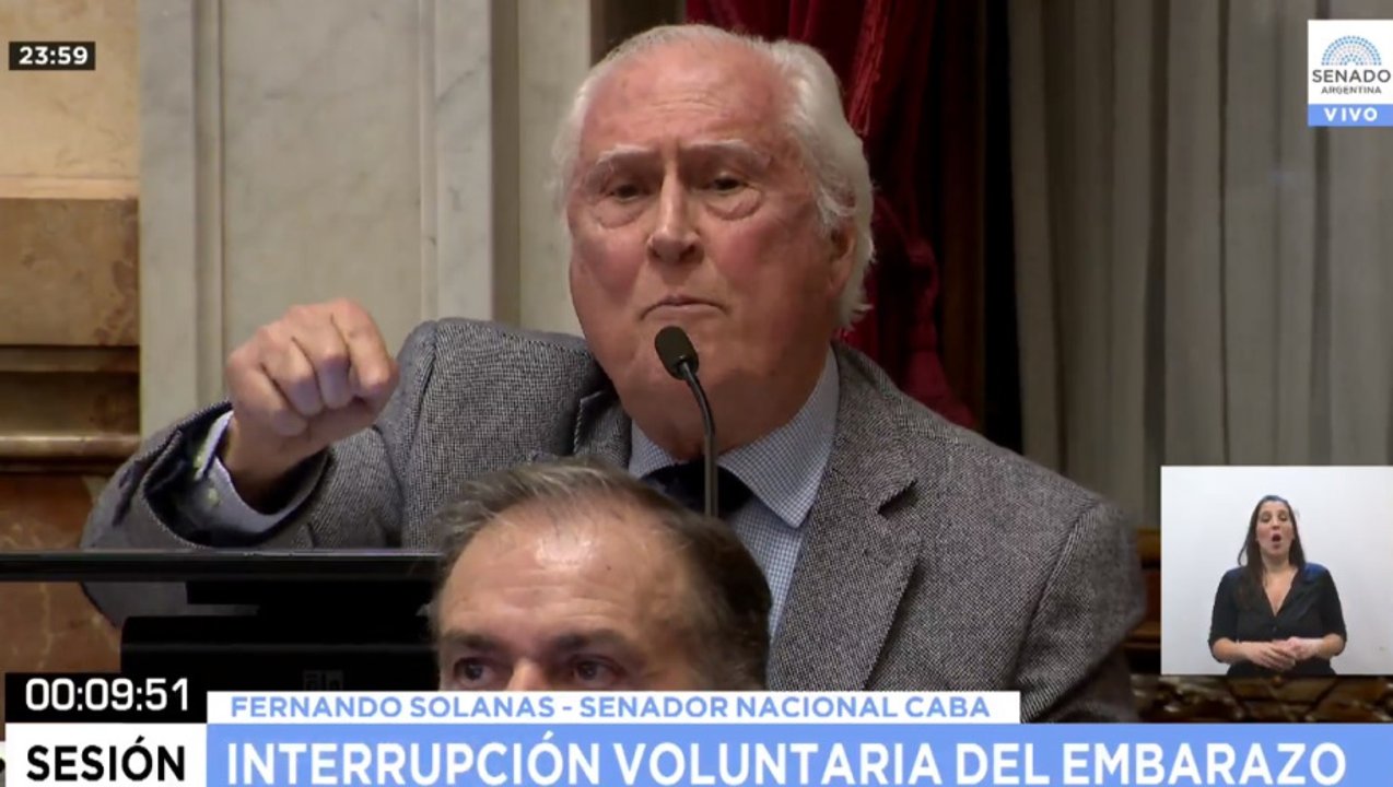 El memorable discurso a favor del aborto legal: 