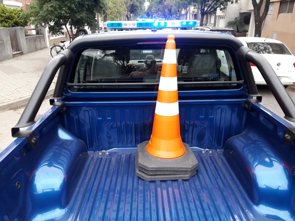 Cinco nuevos móviles policiales de última generación para la ciudad de Casilda. Foto: Gaspar Dalla Valle.