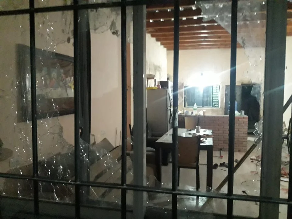 El ataque tuvo lugar en en Balcarce al 2300. (Foto: @JoseljuarezJOSE)
