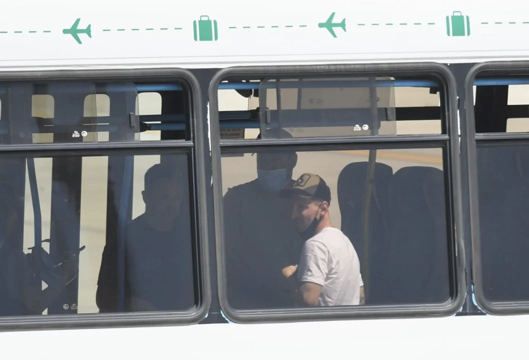 El crack rosarino en el aeropuerto de Fisherton. (Foto: Rosario Plus)