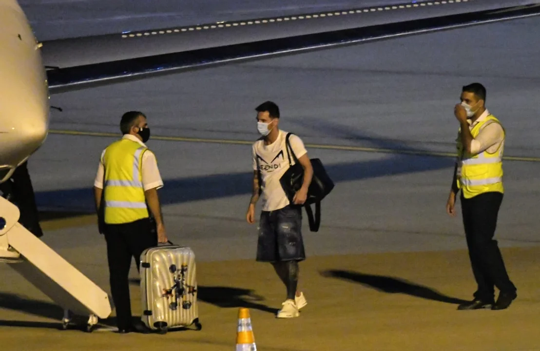 Messi pegó la vuelta a Barcelona para volver a entrenar