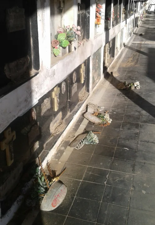 Robos y destrozos en el cementerio de Sanford