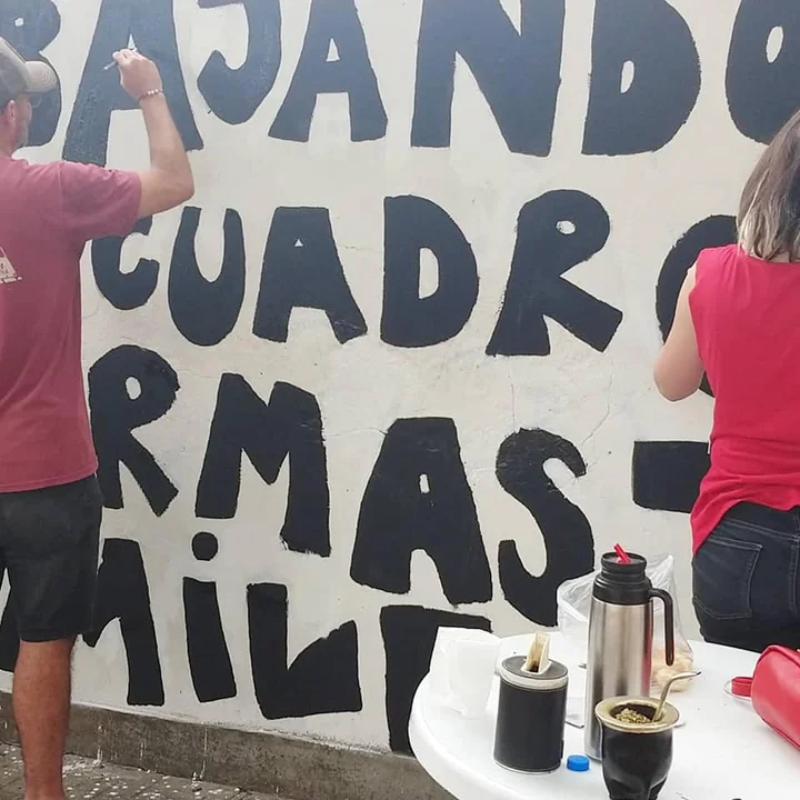 Vandalizaron el mural por los diez años de la muerte de Néstor Kirchner