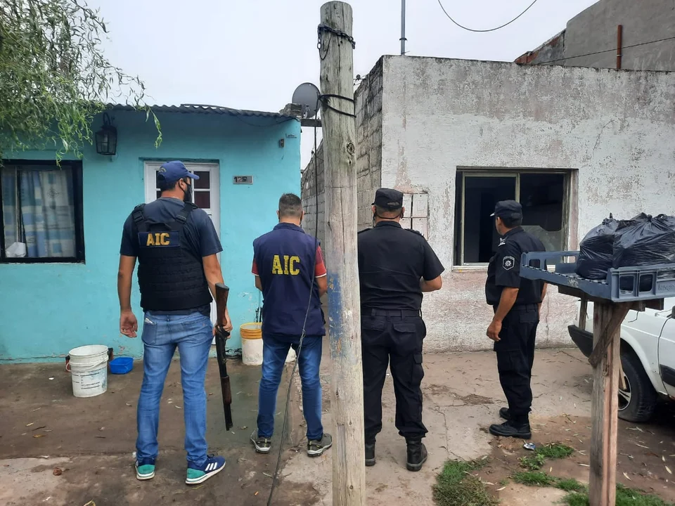 Cuatro allanamientos en simultáneo en la ciudad de Casilda: hay detenidos
