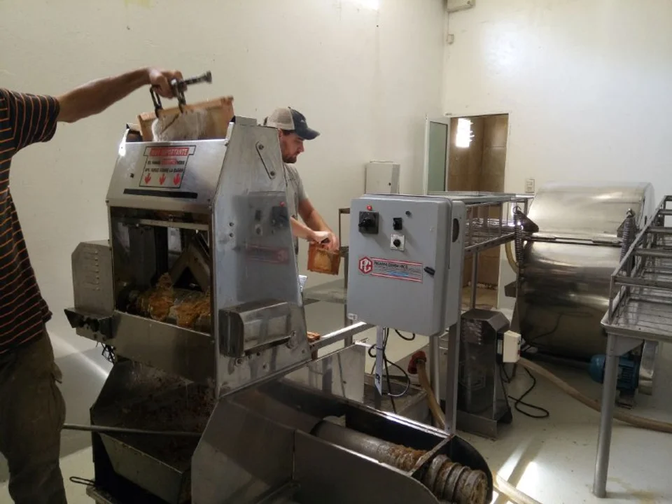 La sala de extracción cuenta con tecnología de primer nivel.