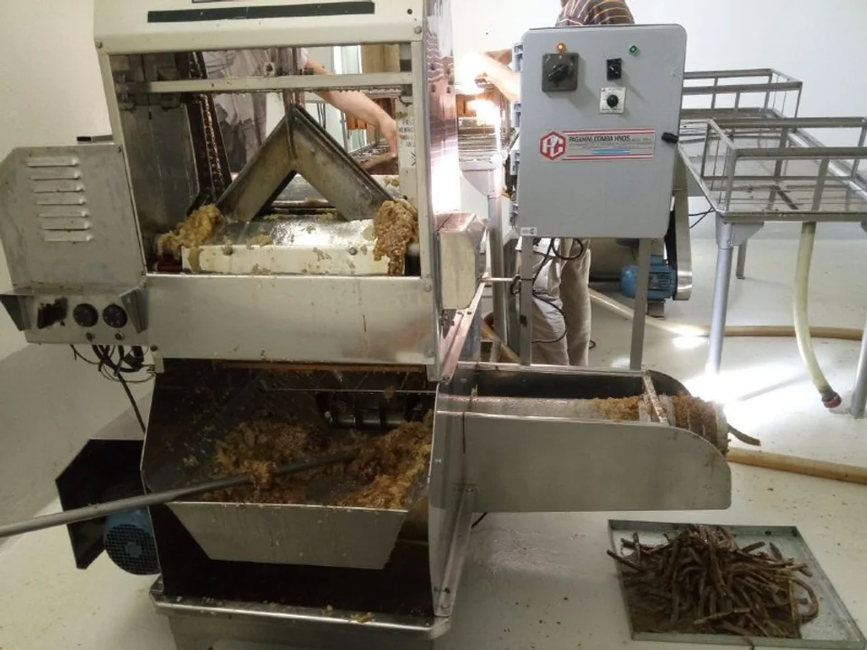 La sala de extracción cuenta con tecnología de primer nivel.