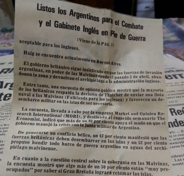 Malvinas lejos de casa, así veía el mundo el conflicto entre Argentina y Gran Bretaña