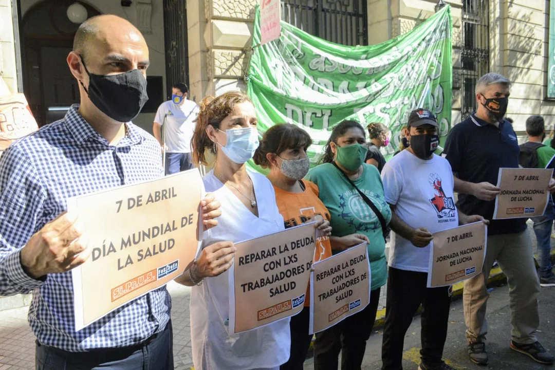 En el Día Mundial de la Salud, médicos reclamaron mejores condiciones laborales