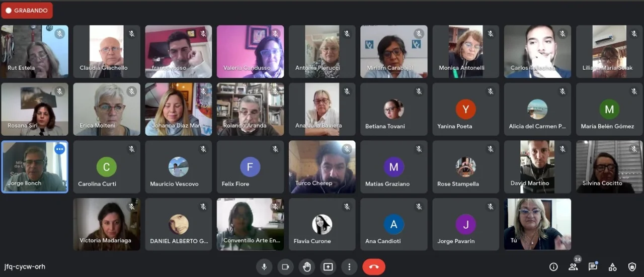 Antonia Pierucci participó de un encuentro virtual con el ministro de Cultura