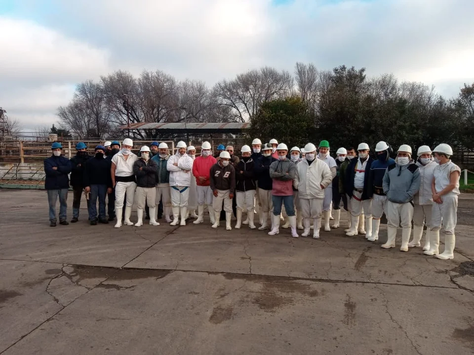 Trabajadores de Mattievich, Casilda.