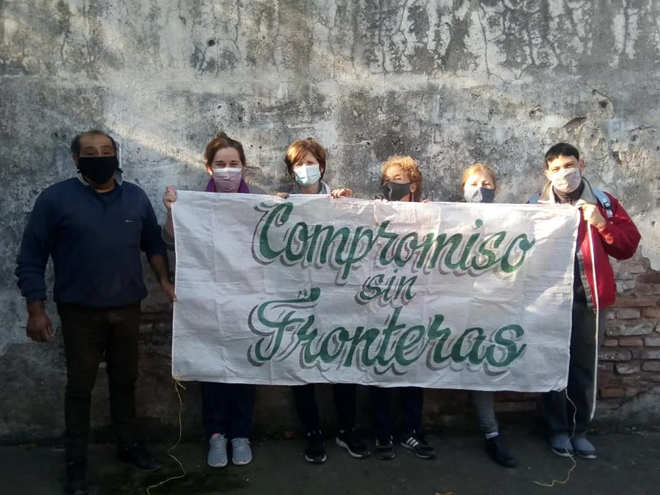 Parte del equipo que viajará a Salta a entregar donaciones.