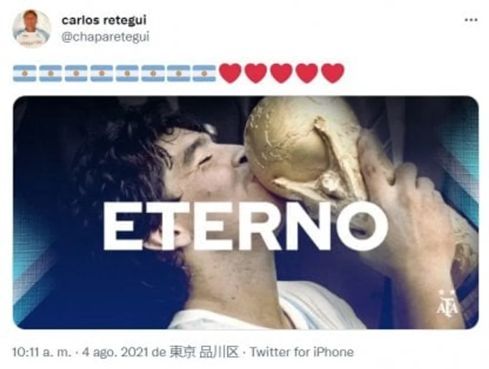 El posteo maradoniano del técnico de Las Leonas tras el triunfazo en Tokio