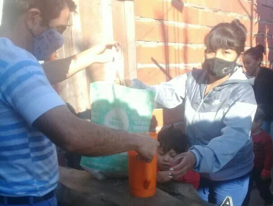 La organización LIO atiende 15 comedores comunitarios y merenderos.